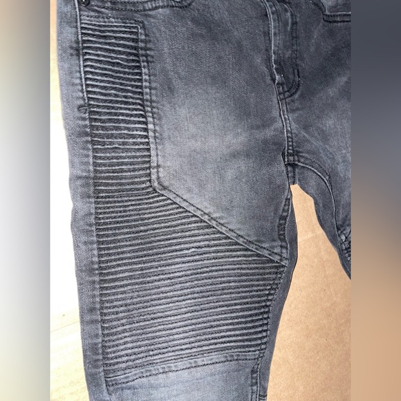 Pacsun Black Biker Denim Skinny Jeans - Picture 5 of 5